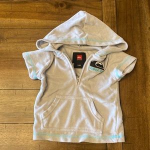 Quicksilver swim shorts and cover 3/6 month